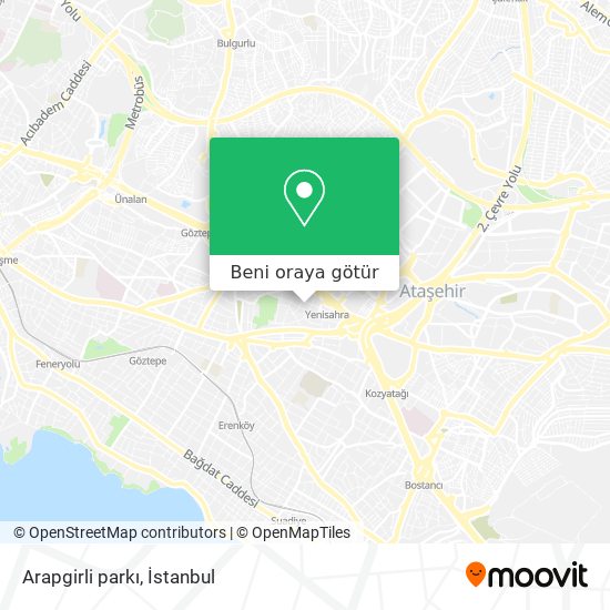 Arapgirli parkı harita