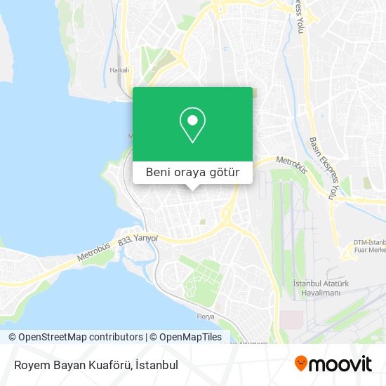 Royem Bayan Kuaförü harita