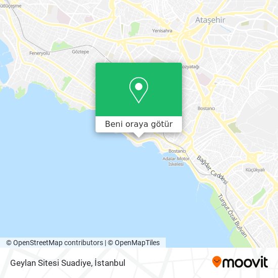 Geylan Sitesi Suadiye harita