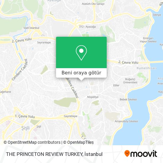 THE PRINCETON REVIEW TURKEY harita