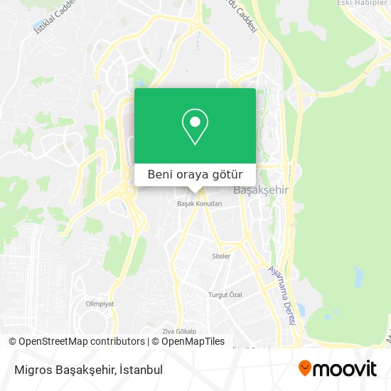 Migros Başakşehir harita