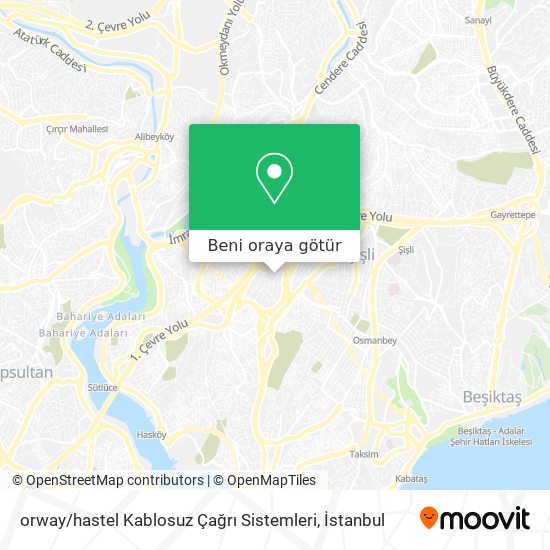 orway / hastel Kablosuz Çağrı Sistemleri harita