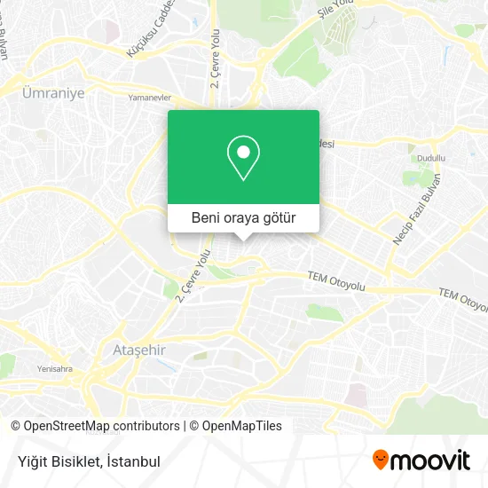 Yiğit Bisiklet harita