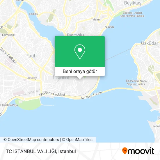TC İSTANBUL VALİLİĞİ harita