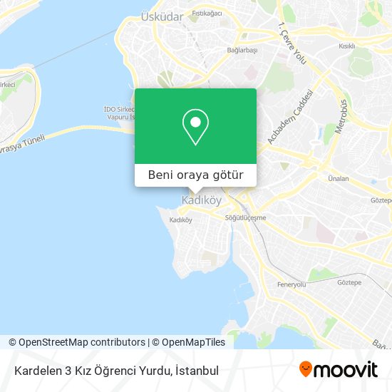 Kardelen 3 Kız Öğrenci Yurdu harita