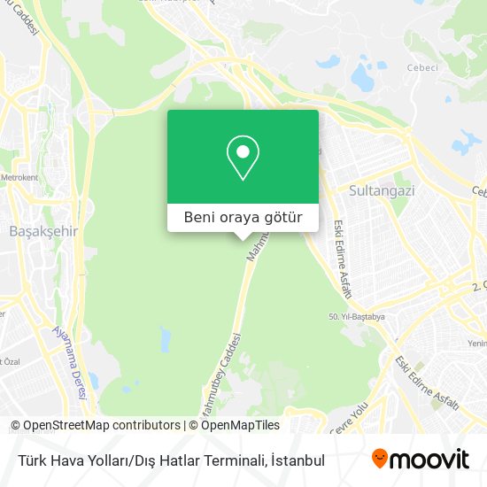 Türk Hava Yolları / Dış Hatlar Terminali harita