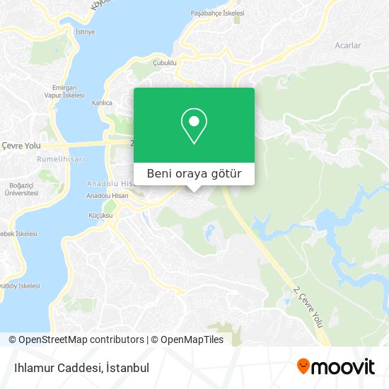 Ihlamur Caddesi harita