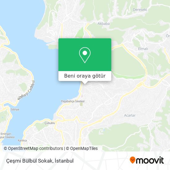 Çeşmi Bülbül Sokak harita