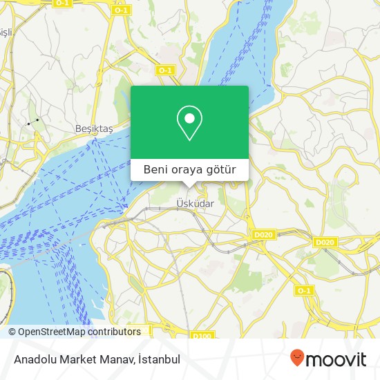 Anadolu Market Manav harita