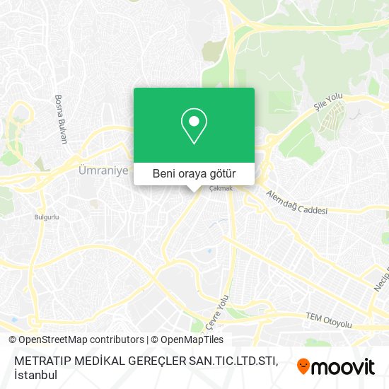 METRATIP MEDİKAL GEREÇLER SAN.TIC.LTD.STI harita