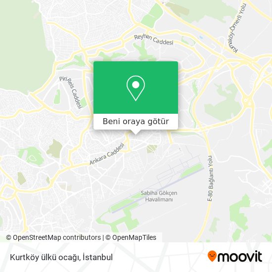 Kurtköy ülkü ocağı harita