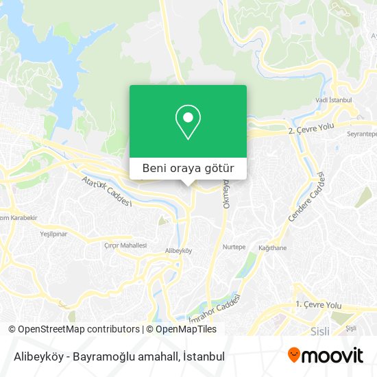 Alibeyköy - Bayramoğlu amahall harita