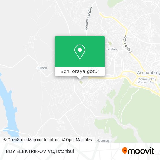 BDY ELEKTRİK-OVİVO harita