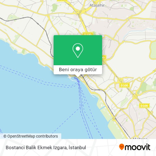 Bostanci Balik Ekmek Izgara harita