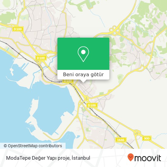 ModaTepe Değer Yapı proje harita