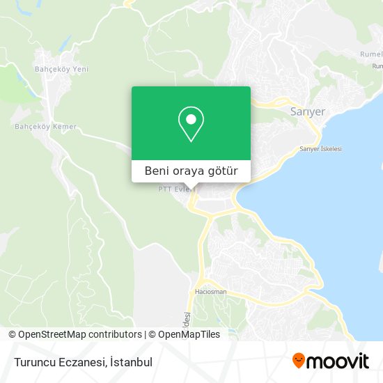 Turuncu Eczanesi harita