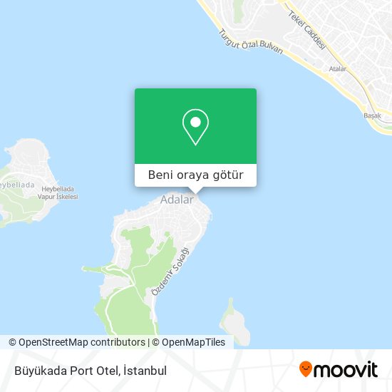 Büyükada Port Otel harita