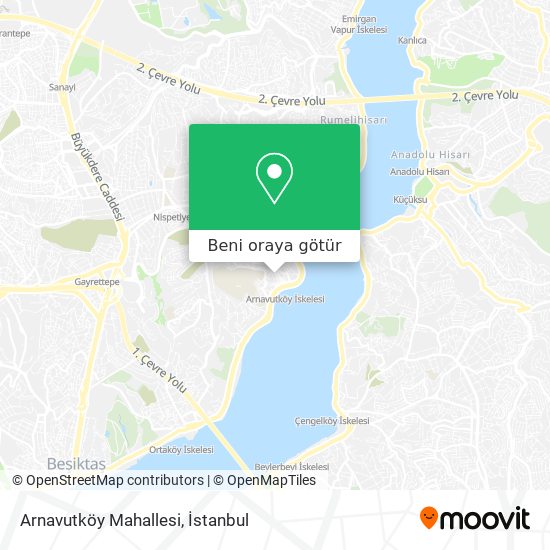 Arnavutköy Mahallesi harita