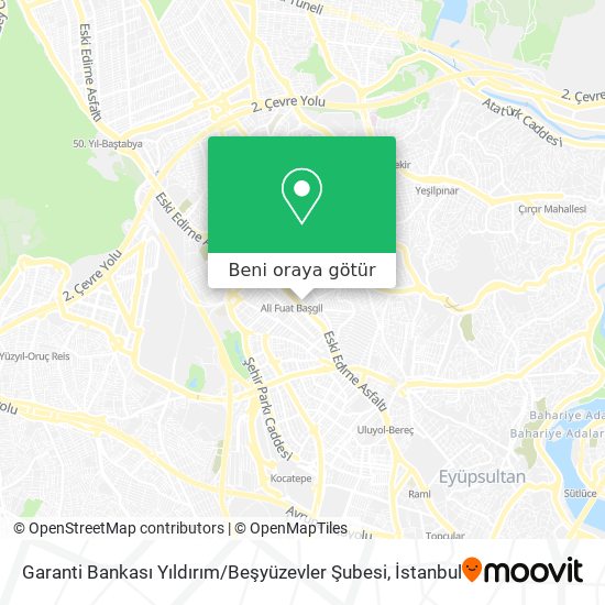 Garanti Bankası Yıldırım / Beşyüzevler Şubesi harita