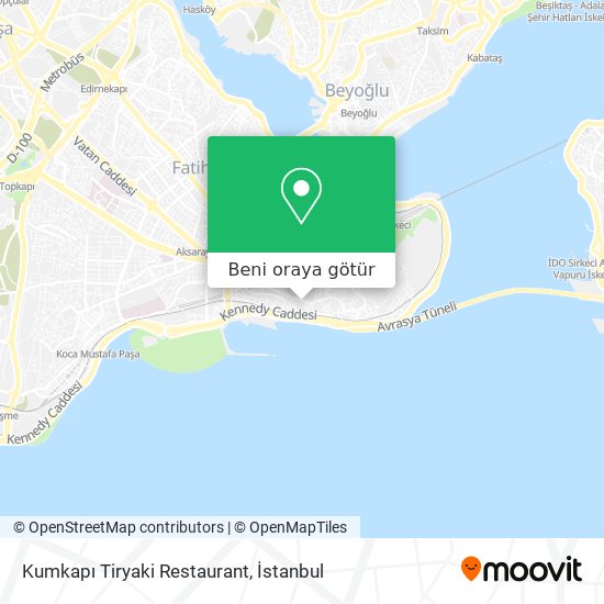 Kumkapı Tiryaki Restaurant harita
