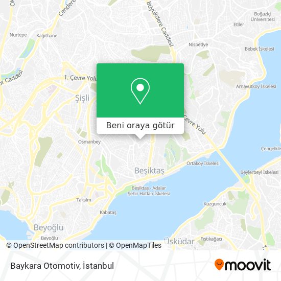 Baykara Otomotiv harita