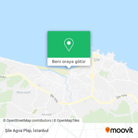 Şile Agva Plajı harita