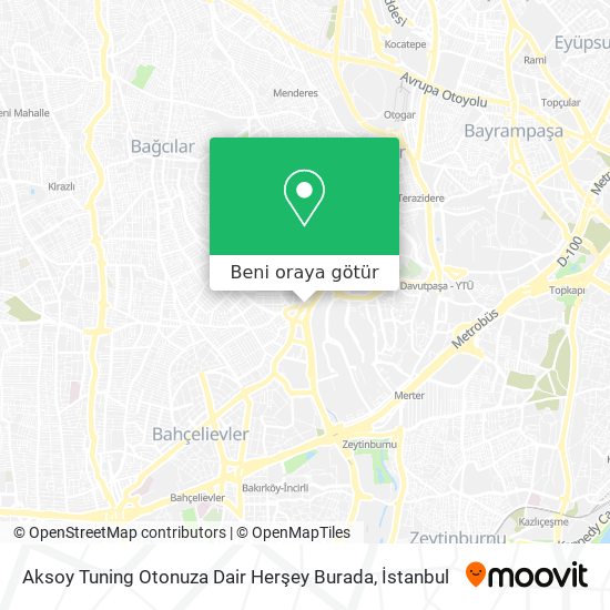 Aksoy Tuning Otonuza Dair Herşey Burada harita
