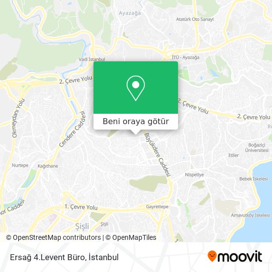 Ersağ 4.Levent Büro harita