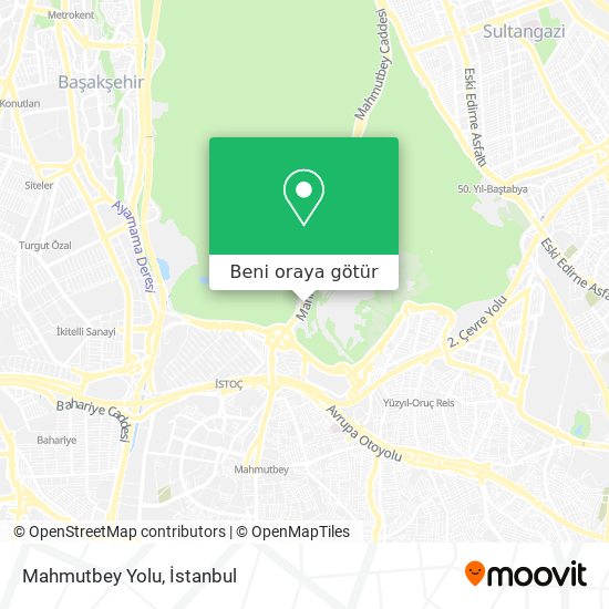 Mahmutbey Yolu harita
