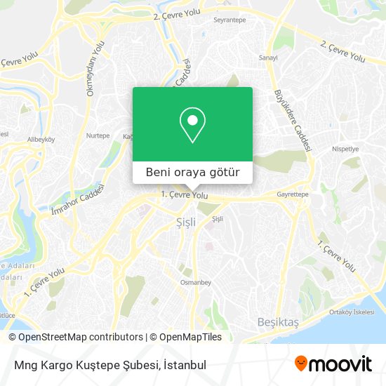 Mng Kargo Kuştepe Şubesi harita
