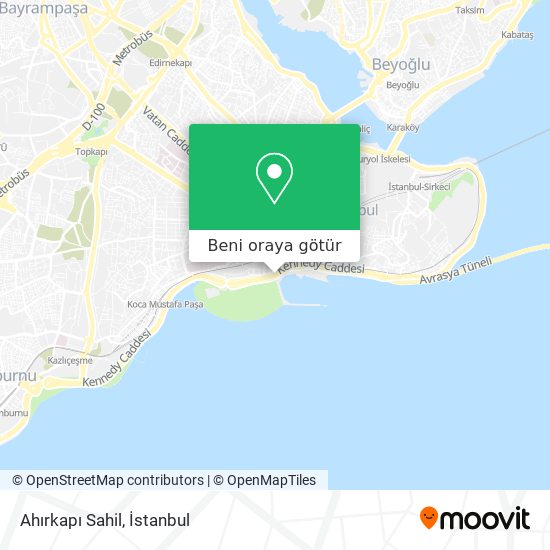 Ahırkapı Sahil harita