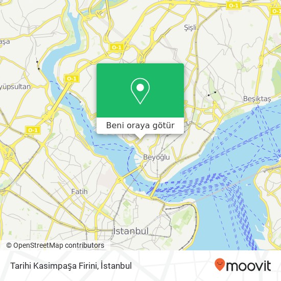 Tarihi Kasimpaşa Firini harita