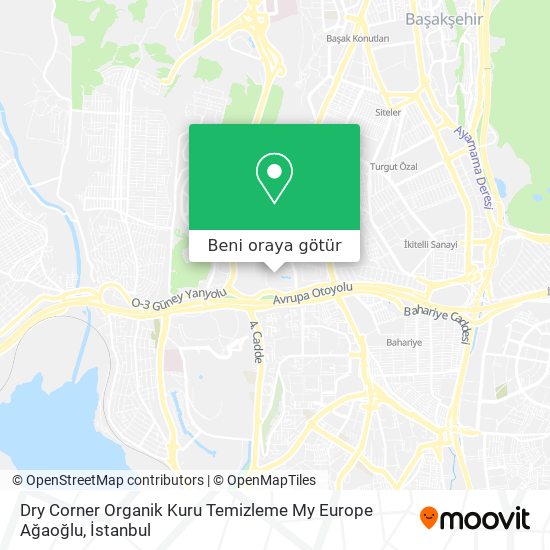 Dry Corner Organik Kuru Temizleme  My Europe Ağaoğlu harita