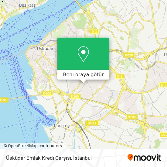 Üsküdar Emlak Kredi Çarşısı harita