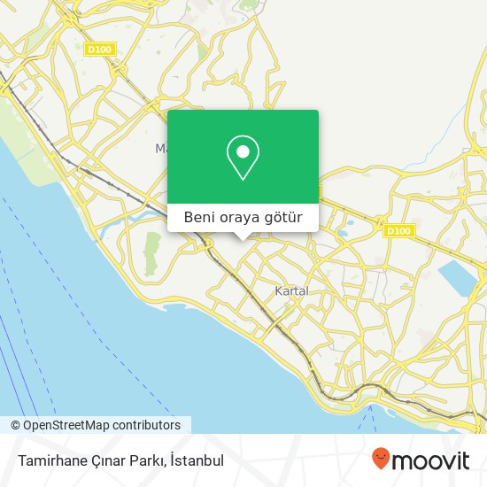 Tamirhane Çınar Parkı harita