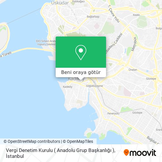 Vergi Denetim Kurulu ( Anadolu Grup Başkanlığı ) harita