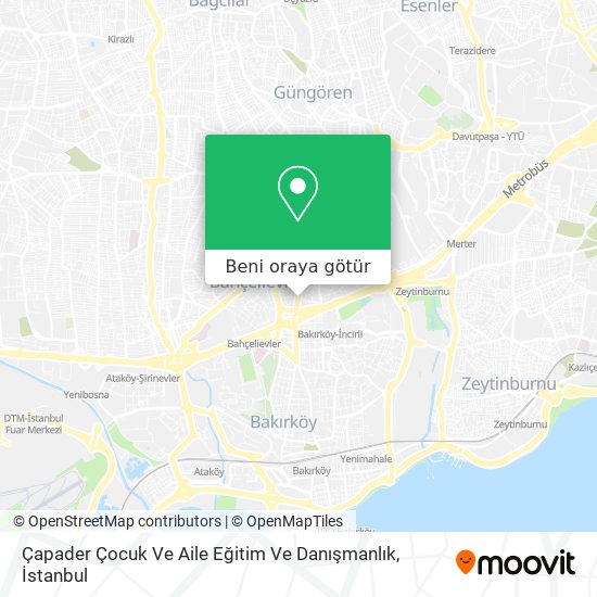 Çapader Çocuk Ve Aile Eğitim Ve Danışmanlık harita
