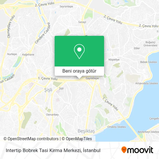 Intertip Bobrek Tasi Kirma Merkezi harita