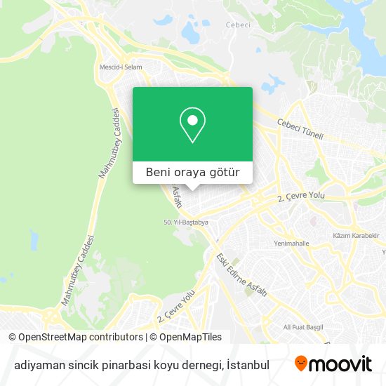 adiyaman  sincik pinarbasi koyu dernegi harita
