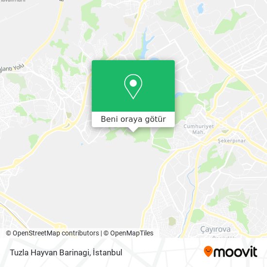 Tuzla Hayvan Barinagi harita