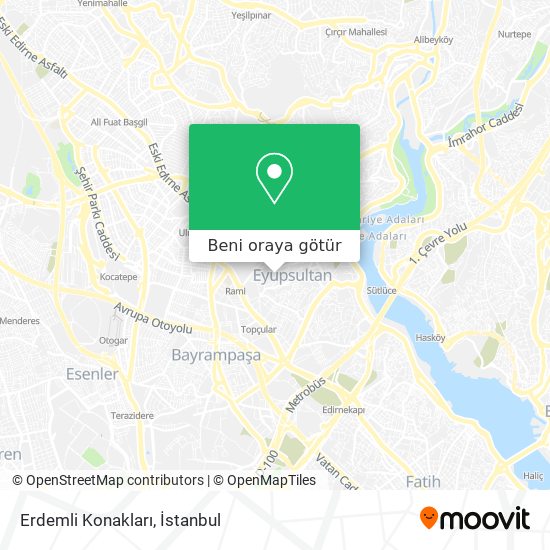Erdemli Konakları harita