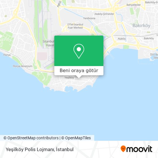 Yeşilköy Polis Lojmanı harita