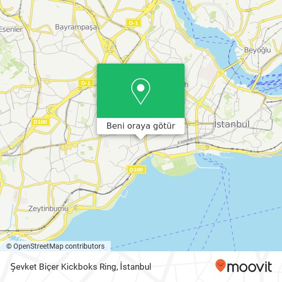 Şevket Biçer Kickboks Ring harita