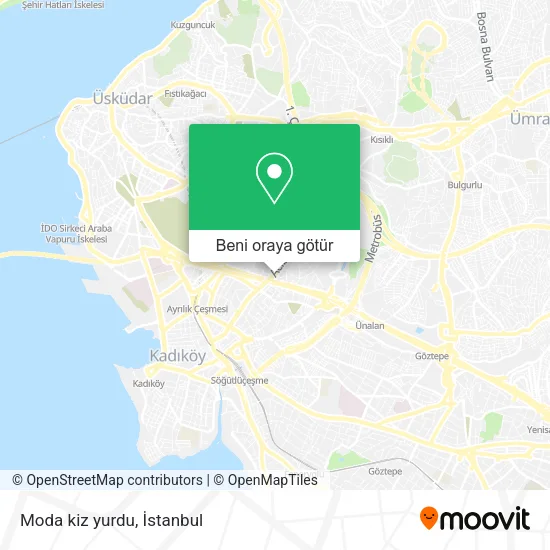 Moda kiz yurdu harita
