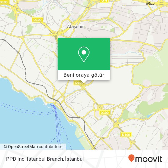 PPD Inc. Istanbul Branch harita