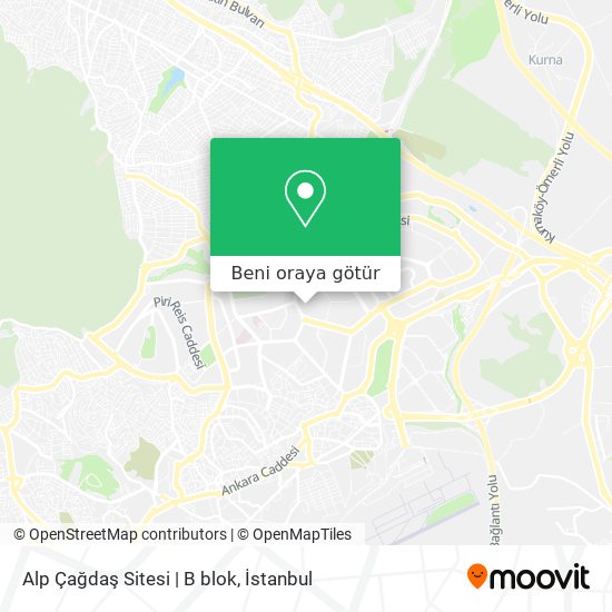 Alp Çağdaş Sitesi | B blok harita