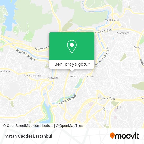Vatan Caddesi harita