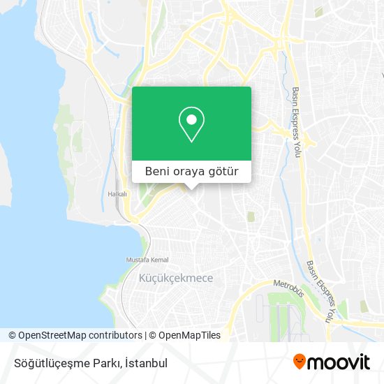Söğütlüçeşme Parkı harita