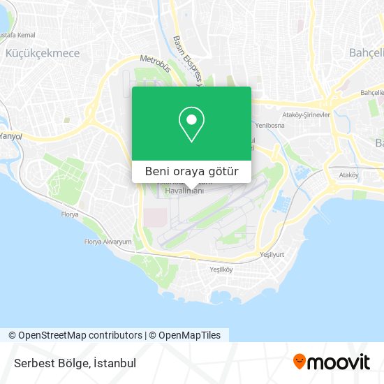 Serbest Bölge harita