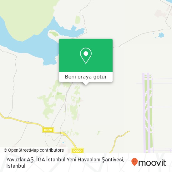 Yavuzlar AŞ. İGA İstanbul Yeni Havaalanı Şantiyesi harita